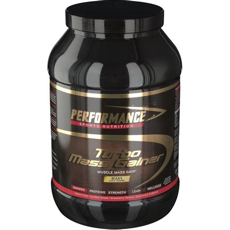 Performance Turbo Mass Gainer Erdbeere 3 kg - Redcare Apotheke