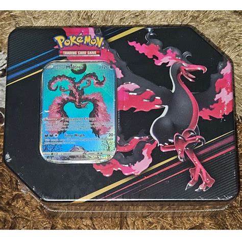 Pokemon Tcg Crown Zenith Tin Galarian Moltres Shopee Philippines