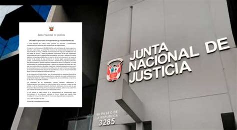 Jnj Rechaza Interferencia En Nombramiento De Patricia Benavides Como