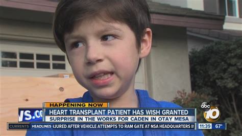 Heart Transplant Patient Has His Wish Granted Midday Youtube