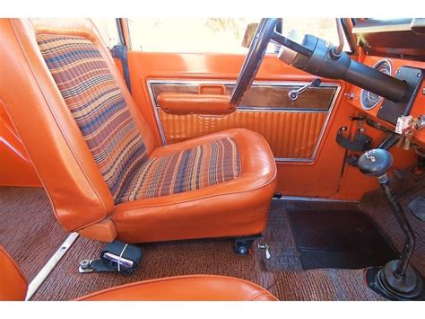 1973 Ford Bronco Original Upholstery Love The Stripe Pattern