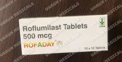 Roflumilast Tablets Rofaday 500 Mcg At 235 8 Stripe Respiratory