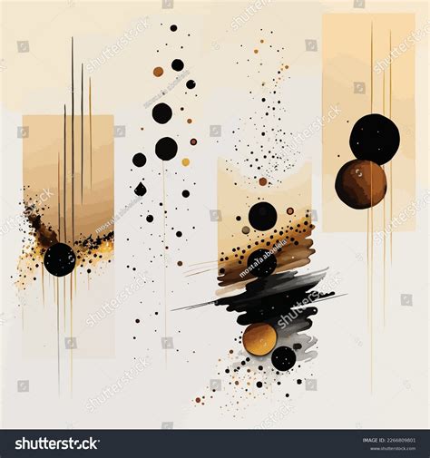 Abstract Biege Nude Watercolor Background Stains Stock Vector Royalty Free