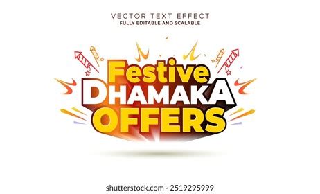 Diwali Dhamaka Offer Poster Royalty Free Images Stock Photos