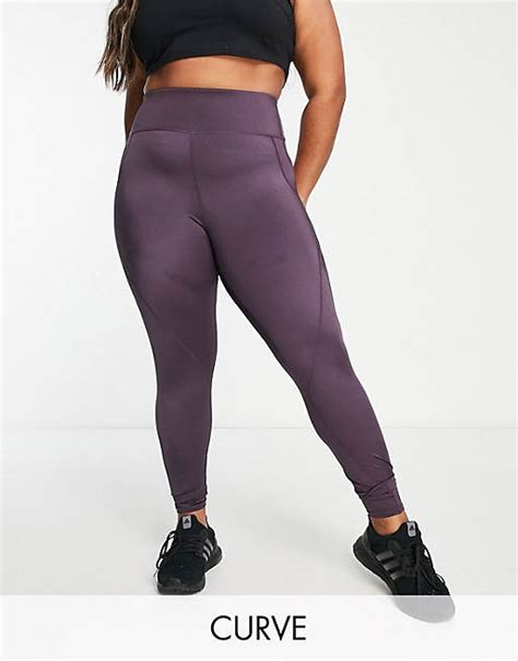 Asos 4505 Curve Glänzende Trainings Leggings Asos