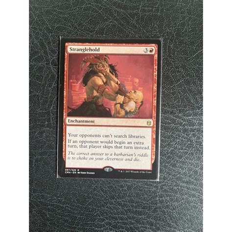 การ์ด Mtg Stranglehold Edh Magic The Gathering รุ่น Cmd Shopee Thailand