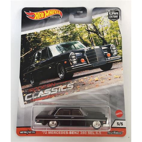 Jual HOT WHEELS MODERN CLASSICS HOT WHEELS 72 MERCEDES BENZ 280 SEL 4 5 HOT WHEELS PREMIUM