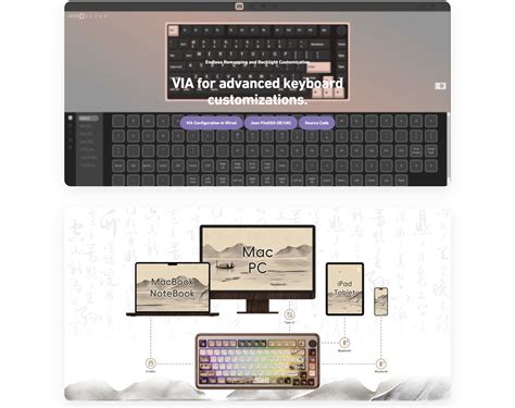 Akko Mu Mountain Seclusion Walnut Wood Case Multi Mode Rgb Hot Swappable Mechanical Keyboard