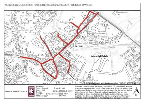 Temporary road closures April 2023 - Frome Town Council