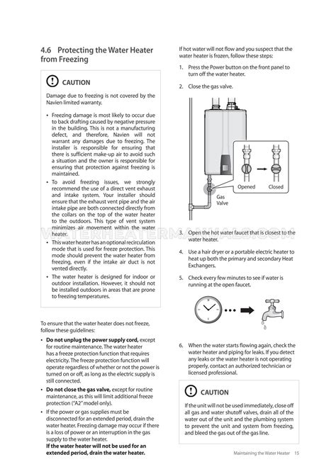 Navien NPE 240A2 Water Heater User S Information Manual Water Heater