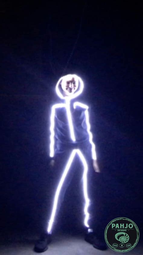 Led Stick Figure Costume Diy Plans