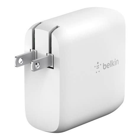 Dual Usb C Pd Gan Wall Charger 68w Belkin Belkin Us