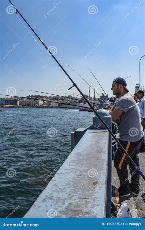 Istanbul Turkey Middle East Panoramic View Blue Mosque Bosphorus