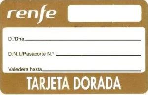 C Mo Solicitar La Tarjeta Dorada De Renfe Gu A