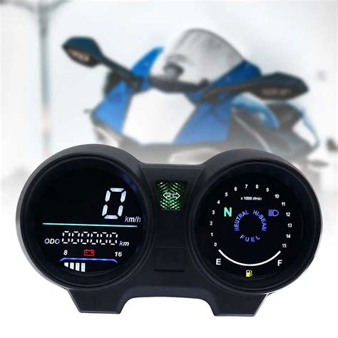 Veloc Metro Digital LED Para Motocicleta Tac Metro Electr Nico Para