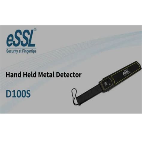 ESSL D100S Hand Held Metal Detector At Rs 2500 Hand Held Metal