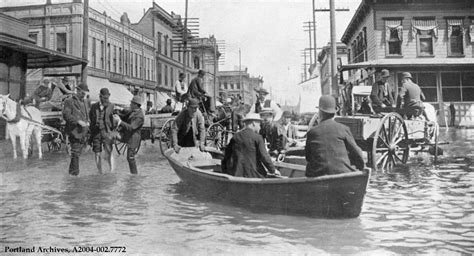 Portland Flood Of 1894 1859 Oregons Magazine