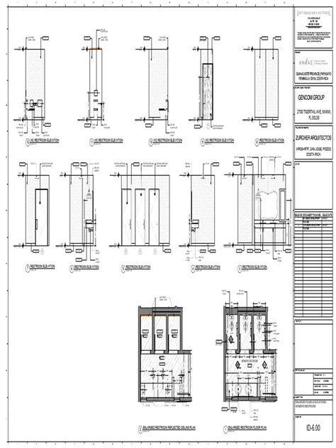 Id-6.00 Enlarged Plans & Elevations - Women's Restroom-Id-6.00 Enlarged Plans & Elevations ...