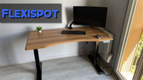 Je Teste Un Bureau Lectrique Le E De Chez Flexispot Fr Youtube