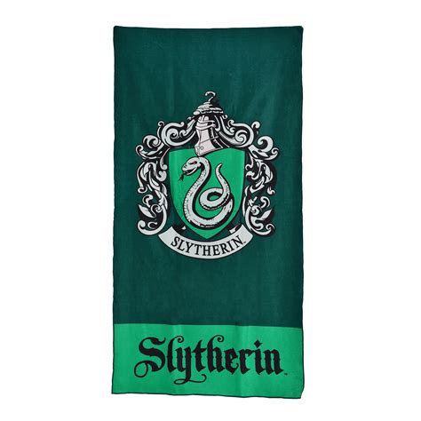 Slytherin Crest Badhanddoek Groen Harry Potter Elbenwald