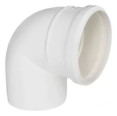 Joelho Esgoto Pvc 90 200mm Branco