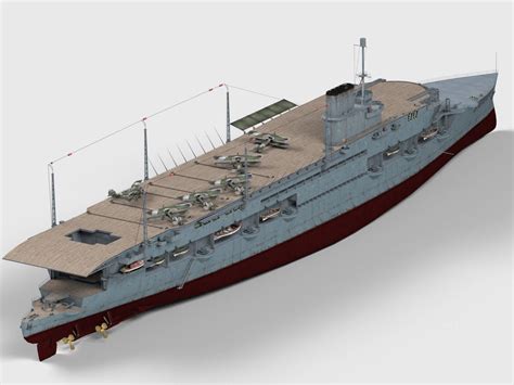 HMS Glorious Carrier - 3D Model by pxfpxd