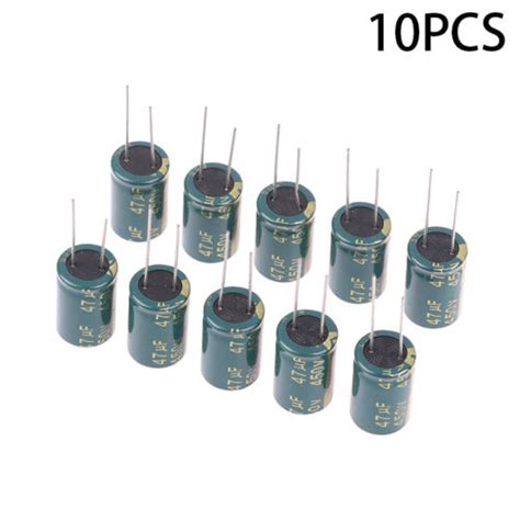 10PCS High Quality 450V47UF 16 25mm 47UF 450V 16 25 Electrolytic