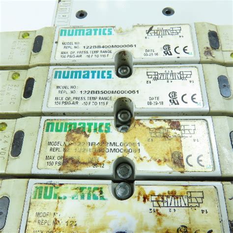 Numatics D Double Z Pneumatic Valve Block Manifold W