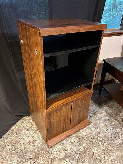 Lot 225 Vintage Stereo Cabinet On Wheels Adams Northwest Estate