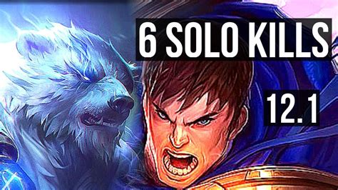 Volibear Vs Garen Top 6 Solo Kills 600 Games Br Diamond 121