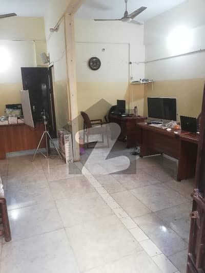 Tiles Flooring Ground Floor Office Available For Rent Gulshan E Iqbal