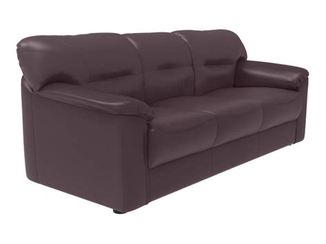 Buy Rio Seater Sofa In Leatherette Burgundy Godrej Interio