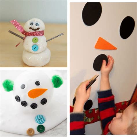 12 Fun and Easy Snowman Crafts for Kids