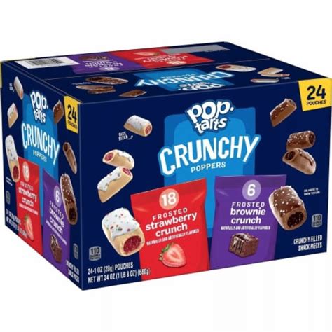 Kellogg S Pop Tarts Crunchy Poppers Variety Pack 1 Ounce Pack Of 24