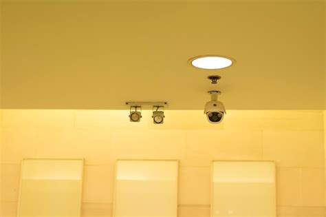 Premium Photo Surveillance Cameras Mounted On The Wall