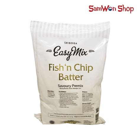 Jual Sriboga Easymix Fish N Chip Batter Kg Tepung Ikan Goreng