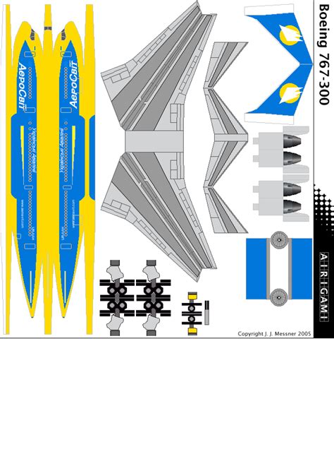 G Aerosvit C S Boeing Airigami X By Robertcojan