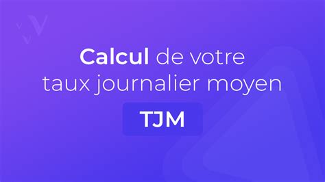 Calcul De Votre Taux Journalier Moyen Tjm Seven Portage