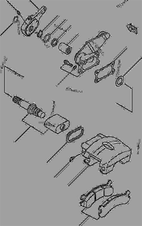 Parking Brake Pad Assembly Wheel Loader Komatsu Wa600 1l 03 000