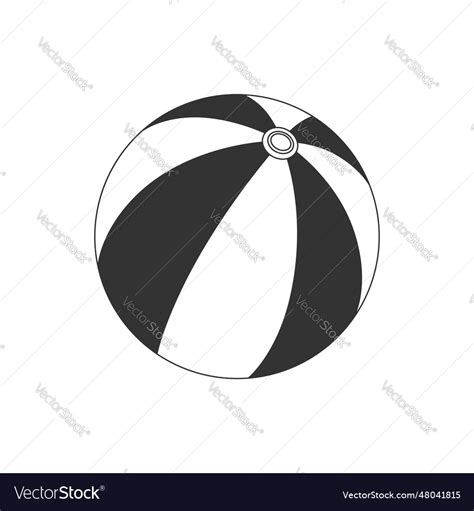 Beach ball Royalty Free Vector Image - VectorStock