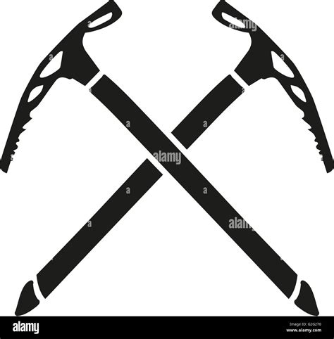 Crossed Ice Axe Hi Res Stock Photography And Images Alamy