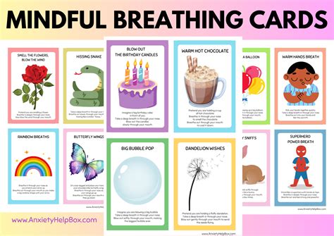 mindfulness  printable cards mindfulness alphabet flash cards