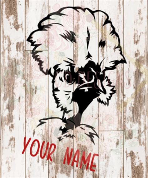 Naked Neck Silkie Vinyl Decal Custom Vinyl Car Decal Show Etsy