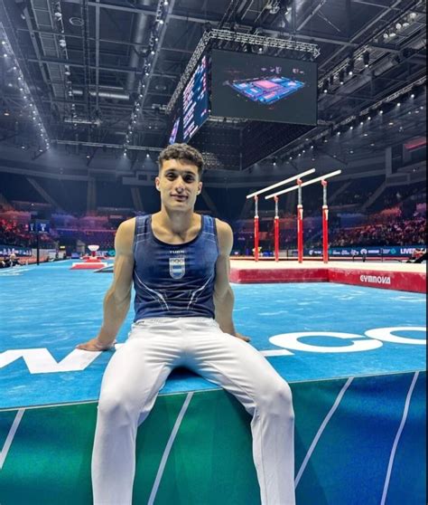 Santiago Mayol compitió en el Mundial de gimnasia artística Amberes