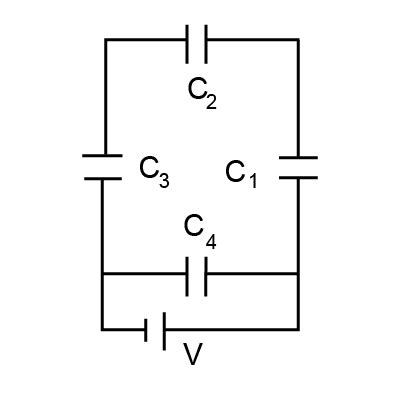 A Network Of Four Capacitors Of Capacity Equal To C1 C C2 2C C3