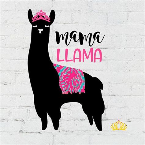 Mama Llama Llama Mama Llama Sticker Llama Mom Decal Llama Ts Mom