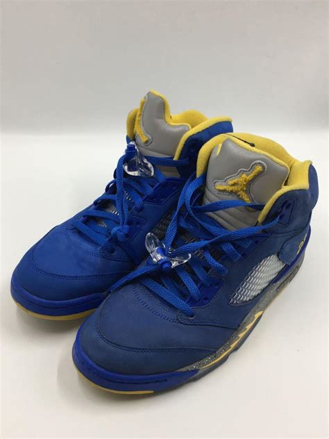 NIKE ナイキ AIR JORDAN 5 LANEY JSP エアジョーダン ブルー CD2720 400 28cm BLU 中古