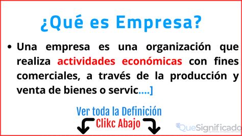 Empresa Organización Económica Y Comercial