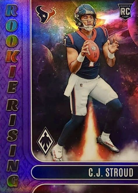 Cj Stroud Phoenix Ris Rookie Rising Purple Price Guide