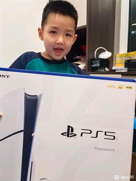 Ps5到了，孩子非常开心 Ps5吧 百度贴吧